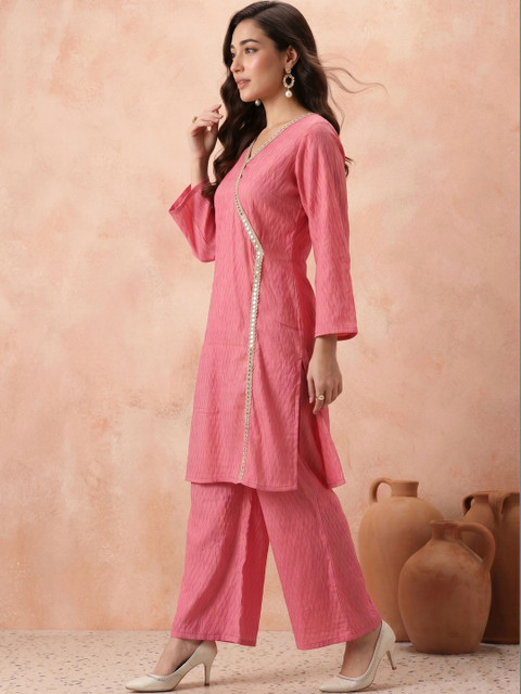 DressBerry Self Design Tunic with Palazzos - Image 2