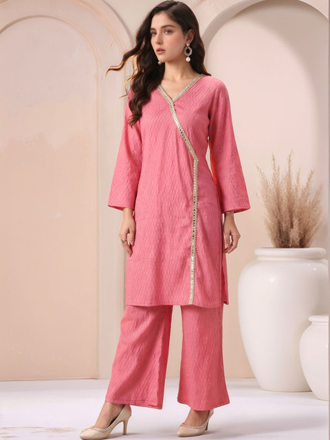 DressBerry Self Design Tunic with Palazzos