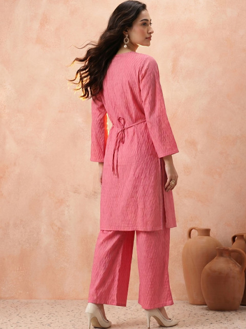 DressBerry Self Design Tunic with Palazzos - Image 4