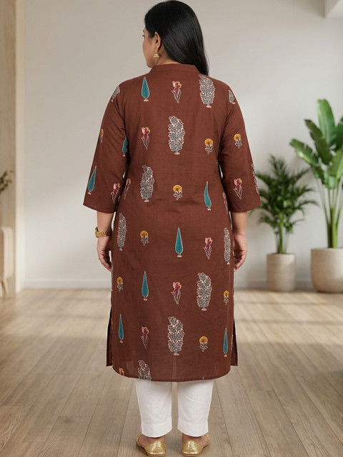 Sztori Women Ethnic Motifs Printed Indie Prints Kurta - Image 6