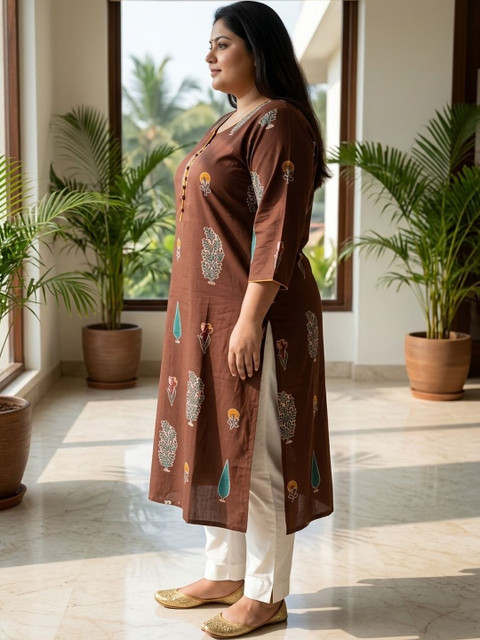 Sztori Women Ethnic Motifs Printed Indie Prints Kurta - Image 3