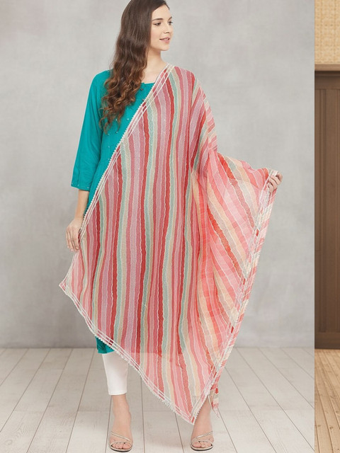 KALINI Printed Leheriya Dupatta