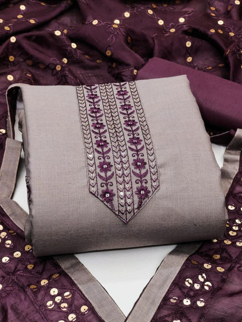 Moda Rapido Embroidered Unstitched Dress Material - Image 2