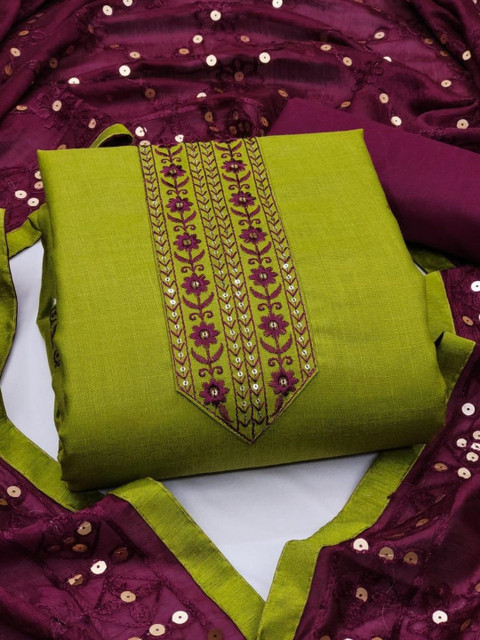 Moda Rapido Embroidered Unstitched Dress Material - Image 2