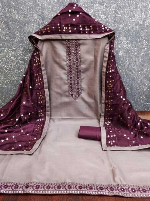 Moda Rapido Embroidered Unstitched Dress Material - Image 3