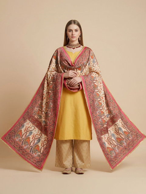 MUFFLY Paisley Woven Design Dupatta - Image 5