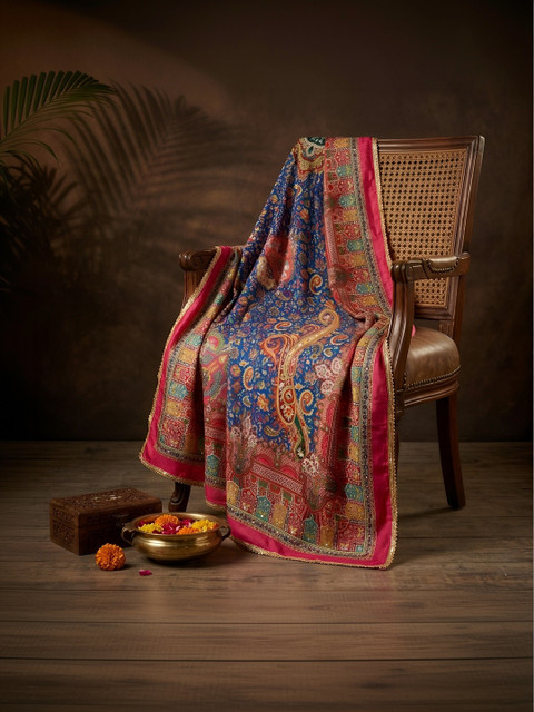 MUFFLY Ethnic Motifs Printed Dupatta - Image 2
