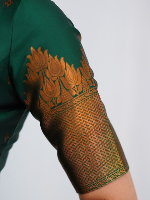 NAVYAAZRI Women Ethnic Motifs Regular Kurta with Trousers & With Dupatta - Image 5
