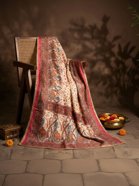 MUFFLY Paisley Woven Design Dupatta - Image 2