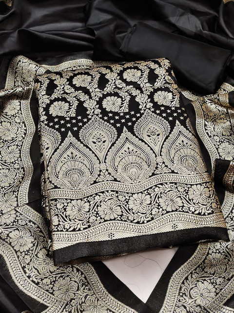 Dhaaga Ghar Art Silk Unstitched Dress Material