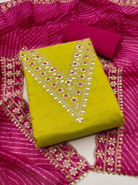 Moda Rapido Embroidered Unstitched Dress Material - Image 4