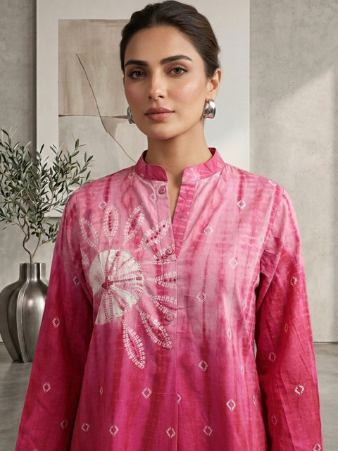 MASSTANI BY INDDUS Bohemian Dyed Tunic with Palazzos - Image 3