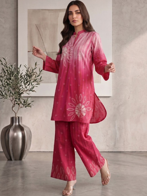 MASSTANI BY INDDUS Bohemian Dyed Tunic with Palazzos - Image 7