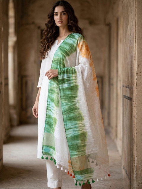 Dupatta Bazaar Ombre Dyed Tie and Dye Dupatta - Image 5