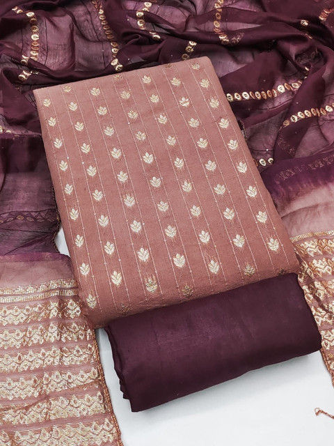 ISHA TRADE Printed Unstitched Dress Material