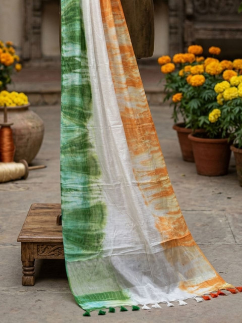 Dupatta Bazaar Ombre Dyed Tie and Dye Dupatta - Image 4