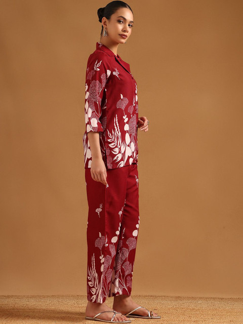 Soch Floral Printed Shirt with Trousers - Image 4