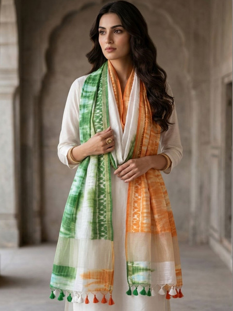 Dupatta Bazaar Ombre Dyed Tie and Dye Dupatta