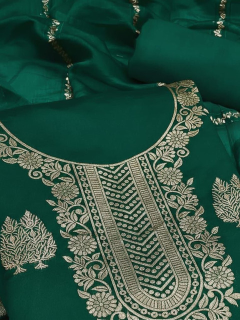 Dhaaga Ghar Art Silk Unstitched Dress Material - Image 2
