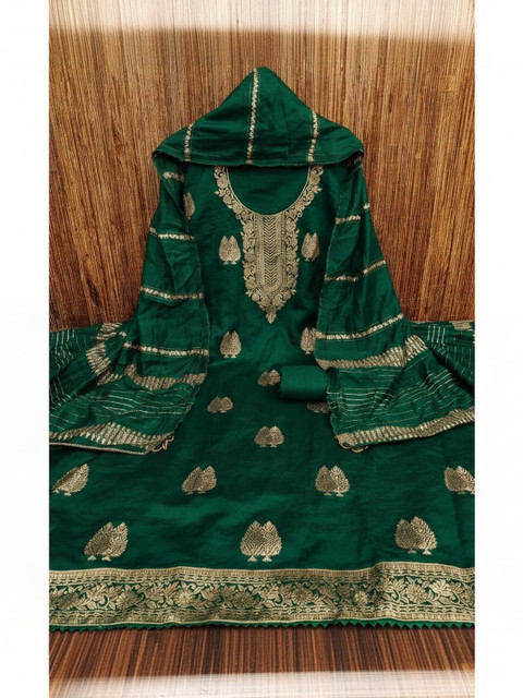 Dhaaga Ghar Art Silk Unstitched Dress Material - Image 3