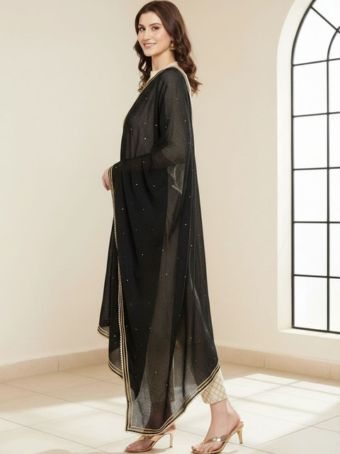 KALINI Dupatta with Zari - Image 2