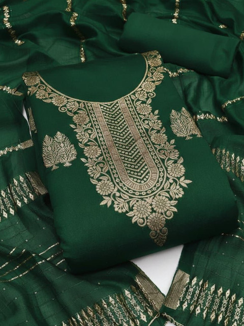 Dhaaga Ghar Art Silk Unstitched Dress Material