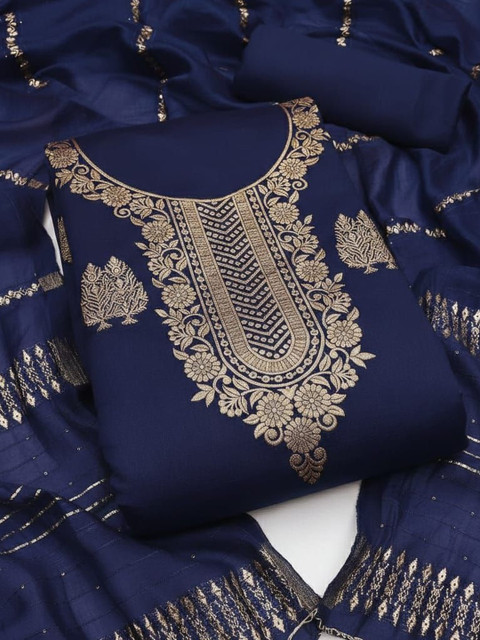 Dhaaga Ghar Art Silk Unstitched Dress Material