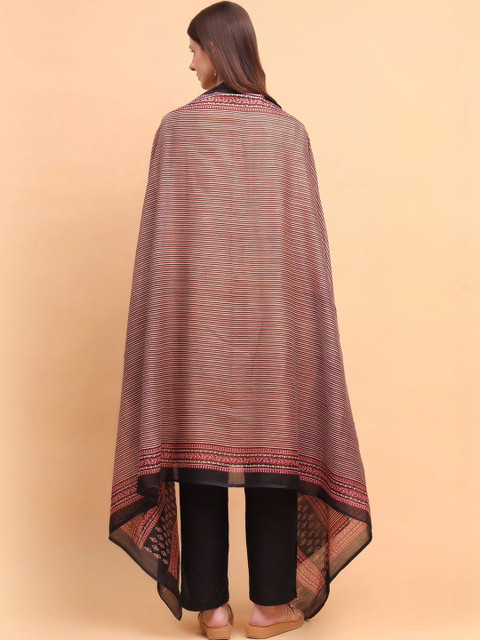Moda Chales Printed Block Print Dupatta - Image 6