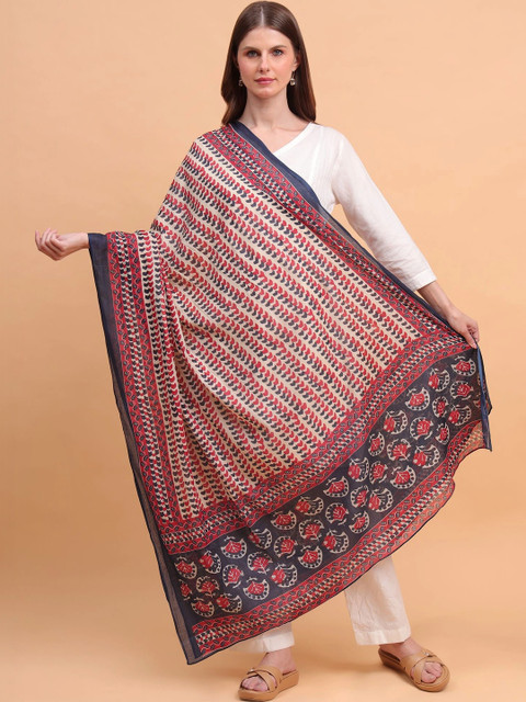 Moda Chales Ethnic Motifs Printed Block Print Dupatta