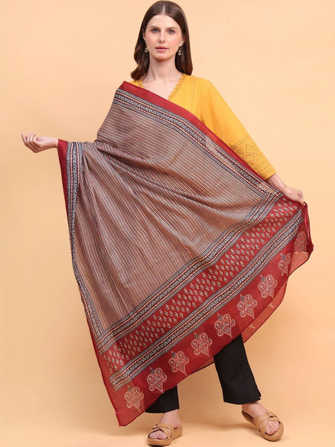 Moda Chales Printed Block Print Dupatta