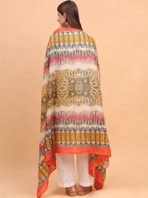 Moda Chales Ethnic Motifs Printed Dupatta - Image 6