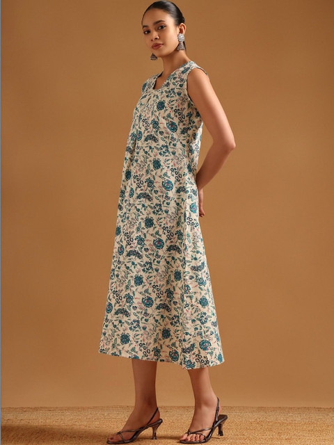 Soch Floral Print A-Line Midi Dress