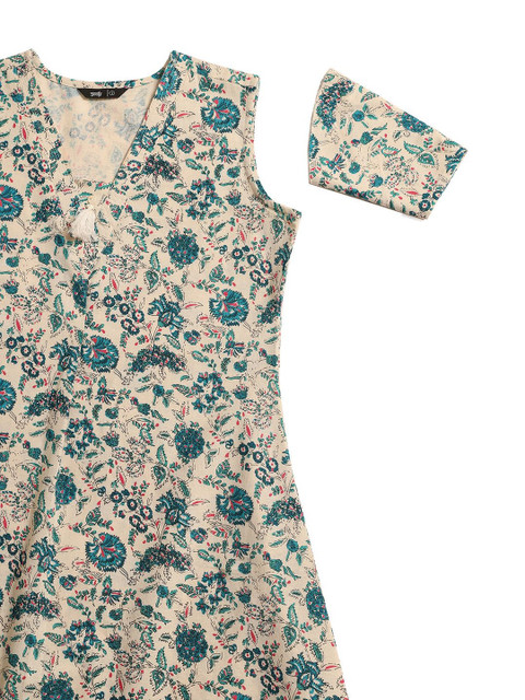 Soch Floral Print A-Line Midi Dress - Image 5