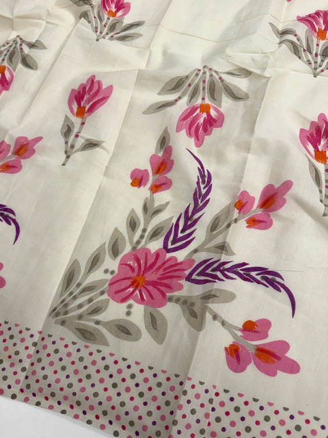 FashionsEye Printed Pure Cotton Unstitched Dress Material - Image 5