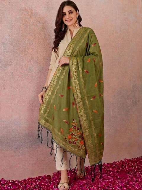 SAHASIKA Embroidered Dupatta with Thread Work