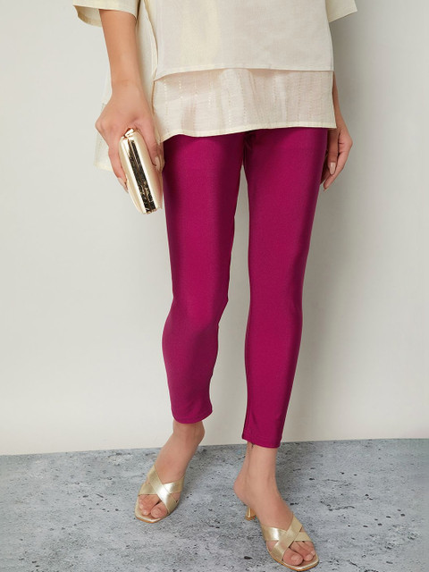 Melange by Lifestyle Women Nylon Leggings