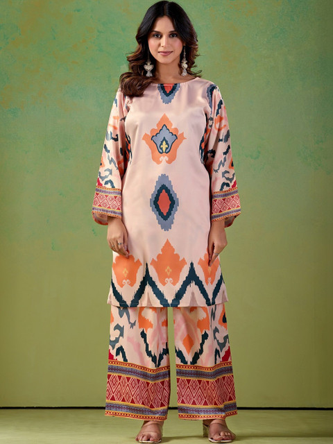 Kaliksho Printed Tunic with Palazzos