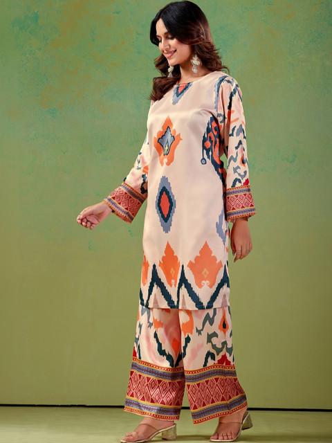 Kaliksho Printed Tunic with Palazzos - Image 6