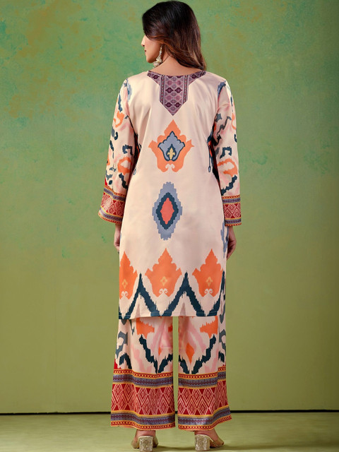 Kaliksho Printed Tunic with Palazzos - Image 5