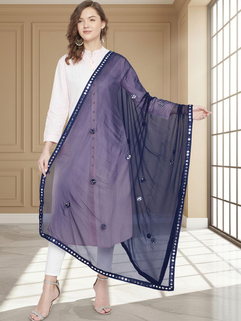 KALINI Dupatta with Mirror Work