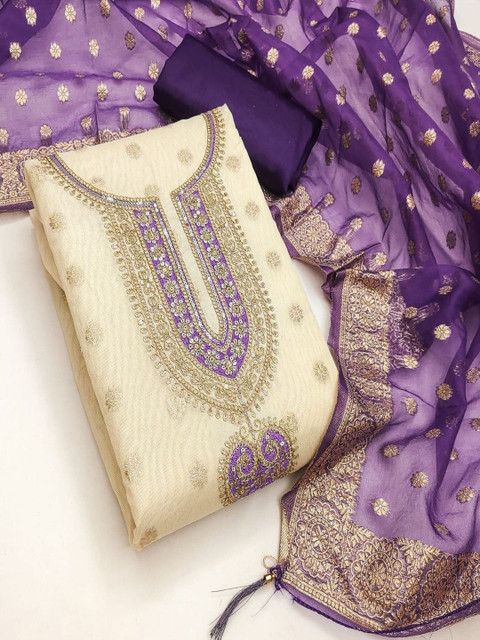 F 13 STUDIO Unstitched Dress Material - Image 2