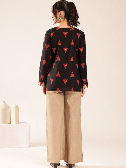 Vbuyz Cotton Printed Top with Trousers - Image 2
