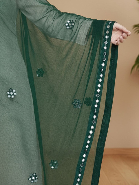 KALINI Dupatta with Mirror Work - Image 4