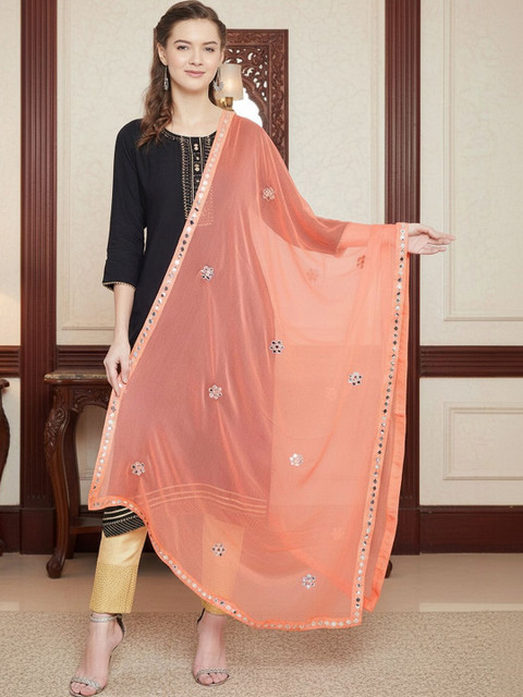 KALINI Dupatta with Mirror Work