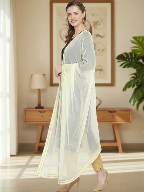 KALINI Dupatta with Sequinned - Image 2