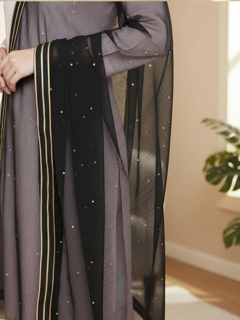 KALINI Dupatta with Sequinned - Image 4