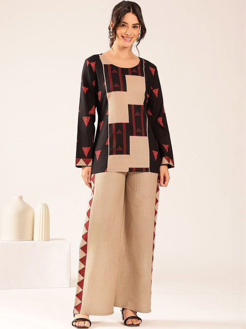 Vbuyz Cotton Printed Top with Trousers - Image 6