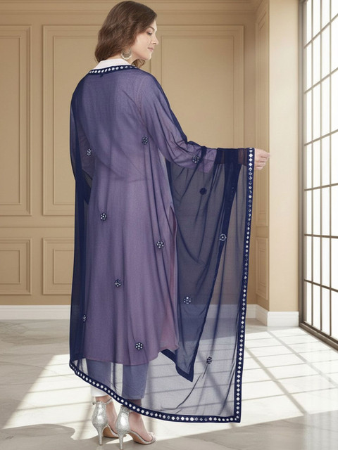 KALINI Dupatta with Mirror Work - Image 3
