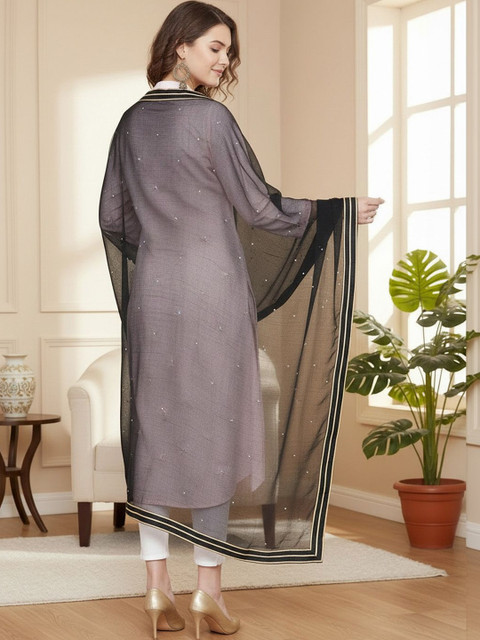 KALINI Dupatta with Sequinned - Image 3