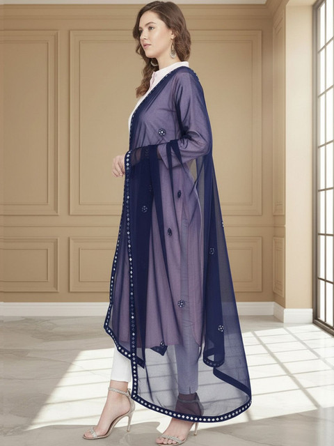 KALINI Dupatta with Mirror Work - Image 2